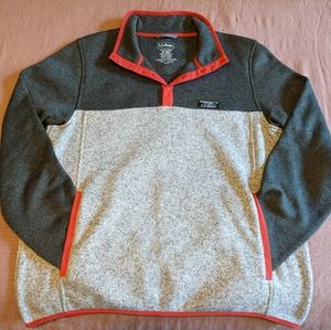 LL Bean fleece pullover